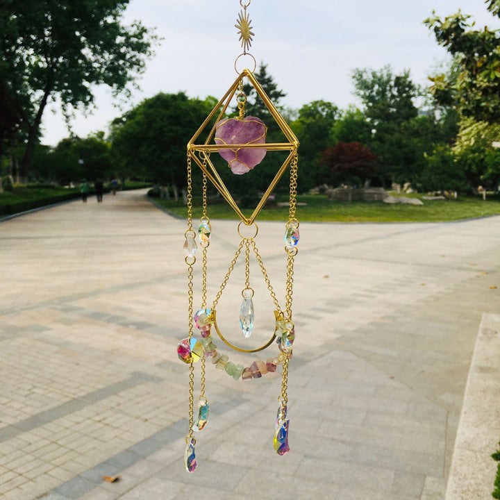 Natural Gem Crystal Decorative Shelf