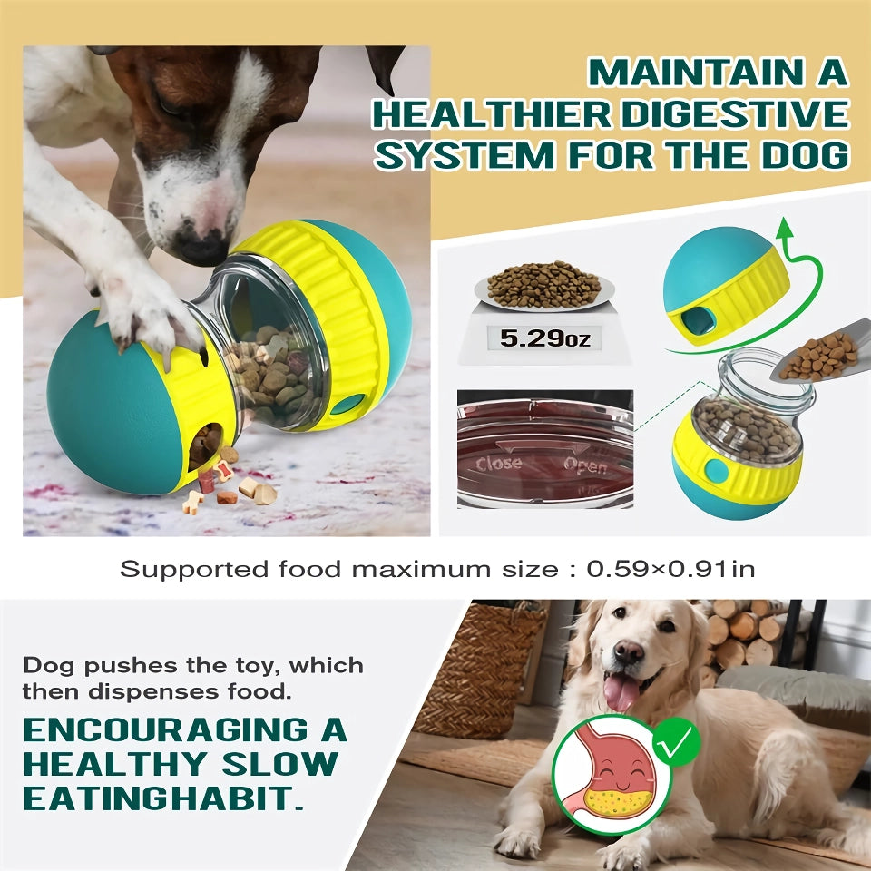 Interactive Leaky Food Ball for Dogs