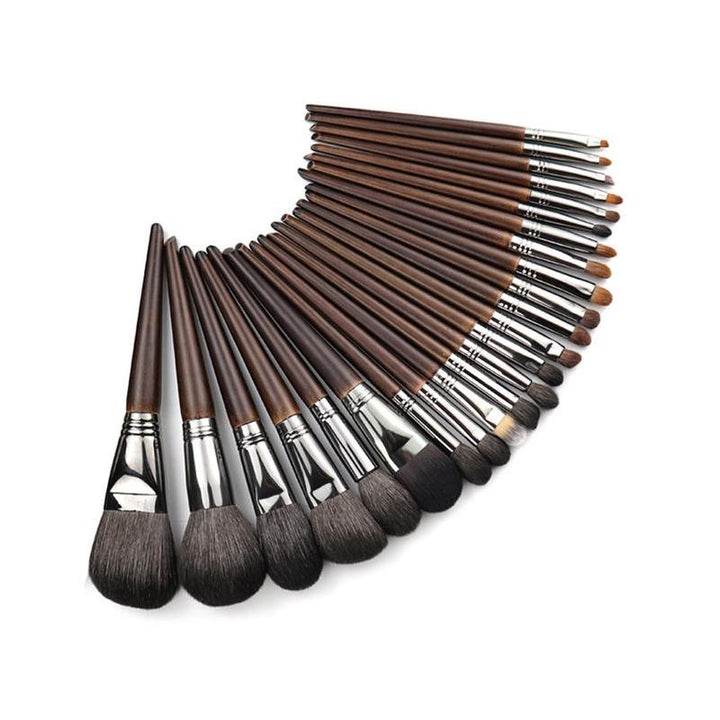 24-Piece Goat Hair Makeup Brush Set