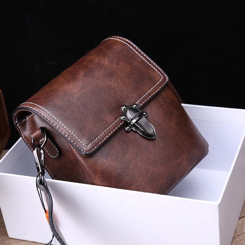 Mobile Phone Bag All-Match Leather Messenger Bag