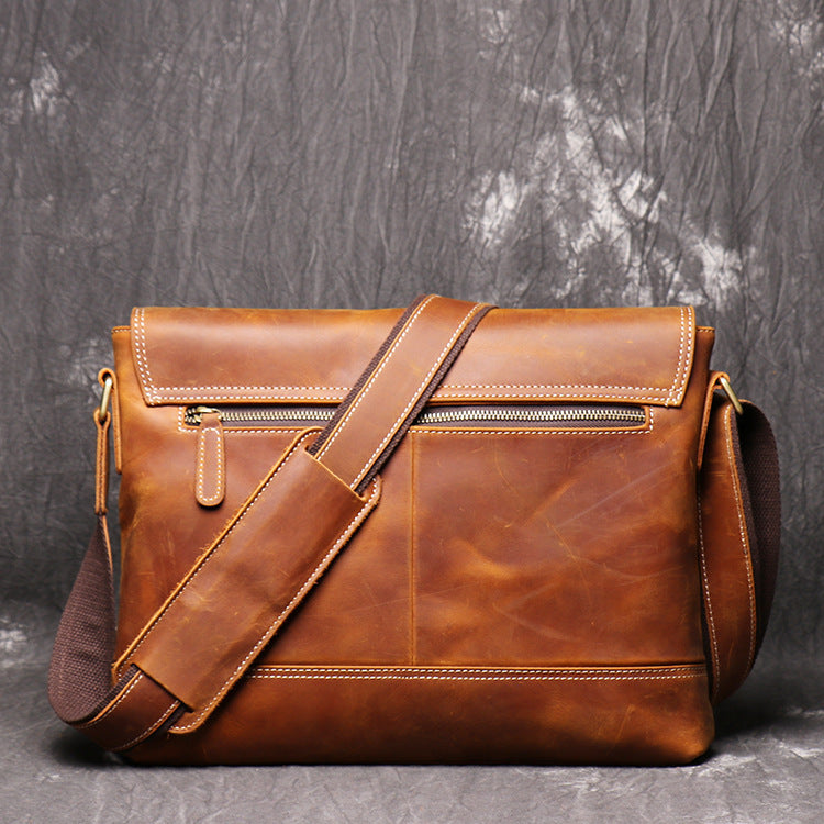 Vintage Distressed Men's Shoulder Bag