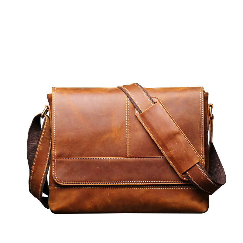 Vintage Distressed Men's Shoulder Bag