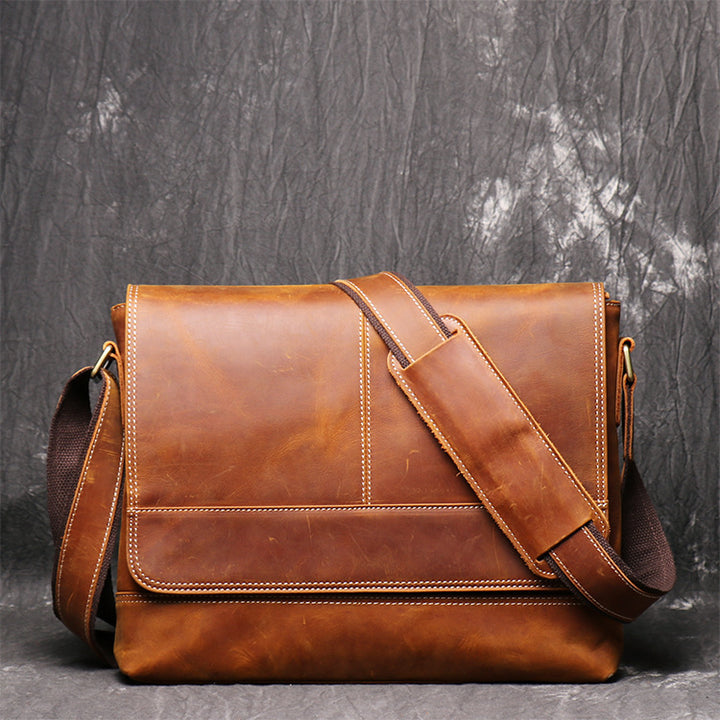 Vintage Distressed Men's Shoulder Bag