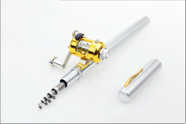 Mini Ice Fishing Rod Pocket Raft Rod Portable Gift Fishing Rod