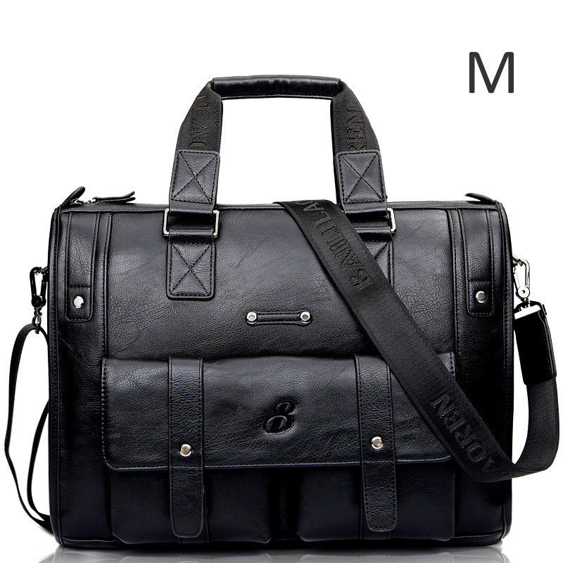 Horizontal Large-capacity Short-distance Business Trip One-shoulder Diagonal Bag Men's Bag