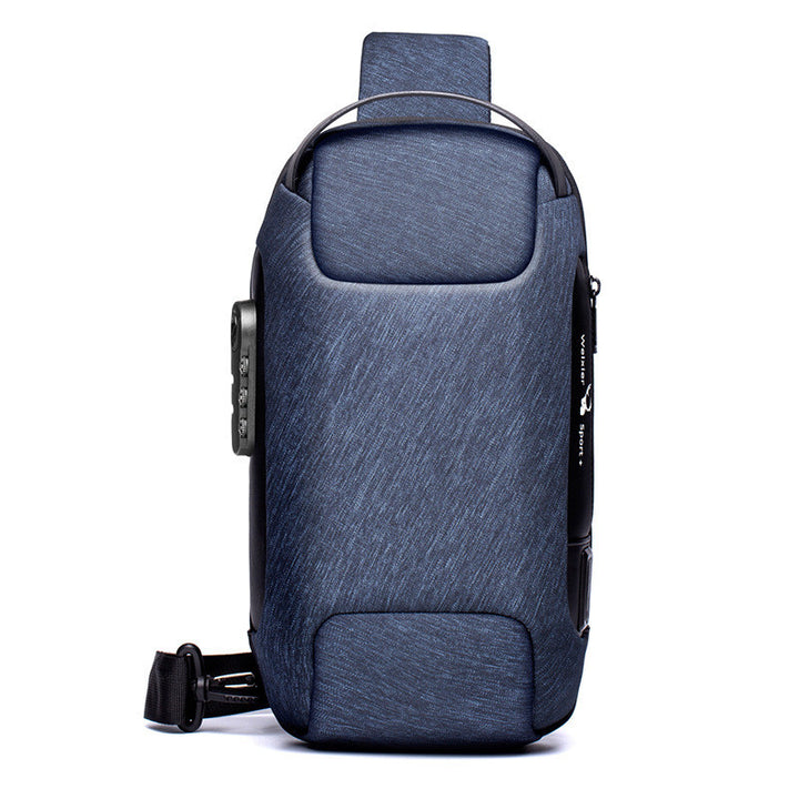 Chest Bag Men's New Canvas Casual Messenger Bag