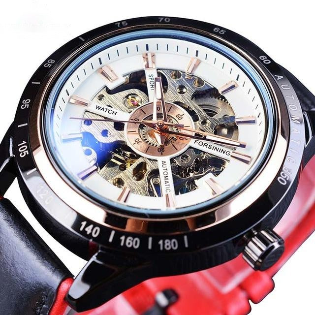 Hollow waterproof men's automatic mechanical watch