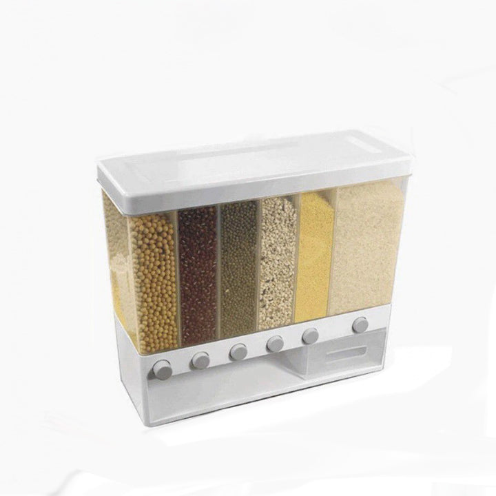 Japanese-Style Classification Rice Bucket Household Moisture-Proof 20 Kg Multi-Grain Sealed Storage Box Multifunctional