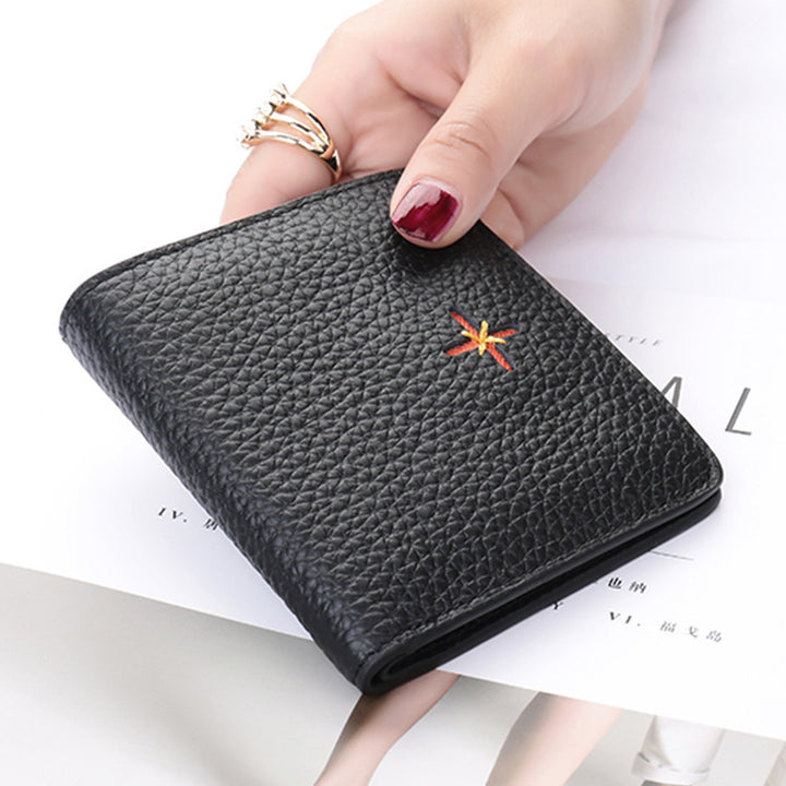 Multi-card Folding Mini Leather Coin Purse