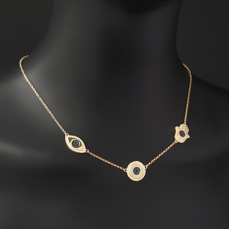 Fashion Necklace Women's Lucky Eyes