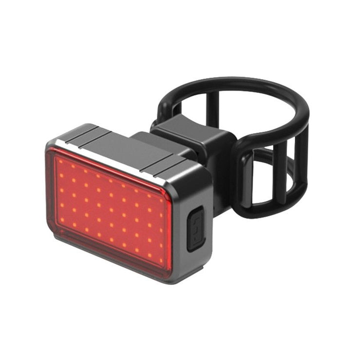 Machfally USB charging smart sensor brake bicycle riding tail light mountain bike COB warning light