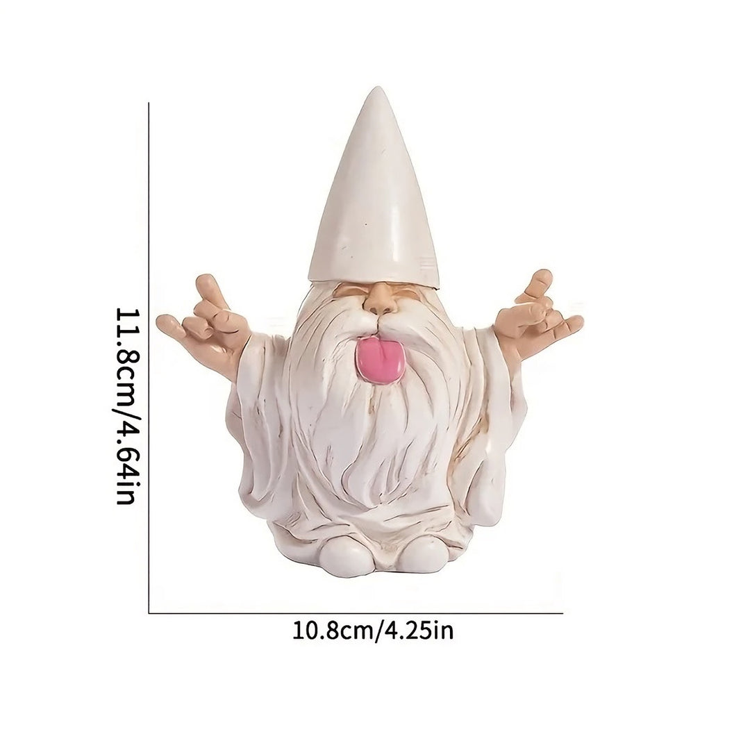 Rocker Gnome Garden Statue