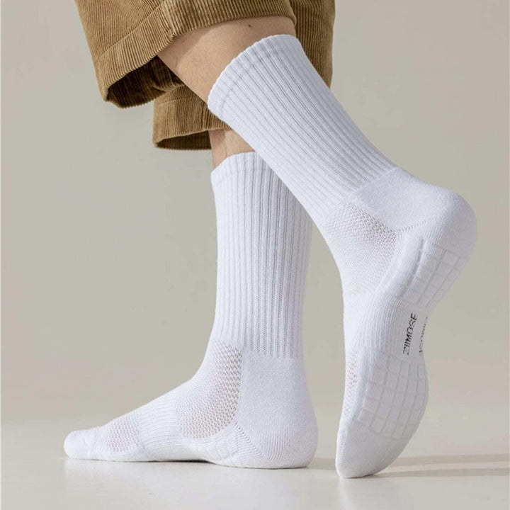 Velvet Mid-Tube Men's Cotton Socks