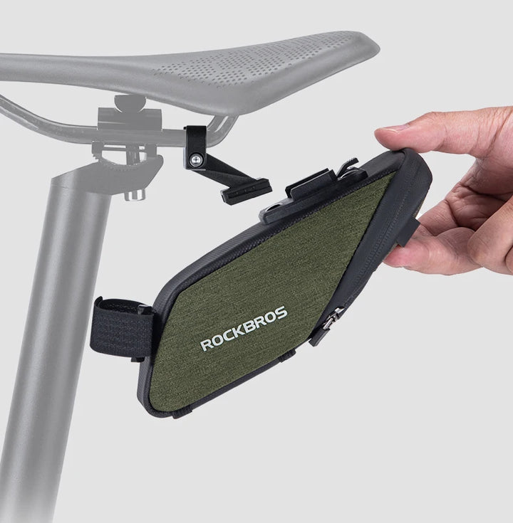 Compact Waterproof Bicycle Saddle Bag