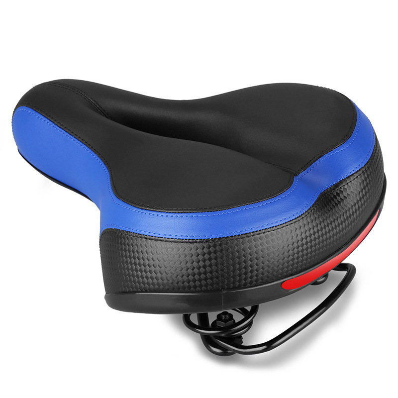 30X28X12Cm Extra Large Selle De Vélo Doux Confort Coussin De Vélo Avec Lumière LED