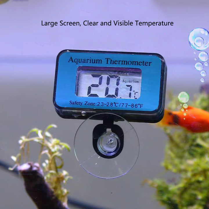 Aquarium Waterproof Digital LCD Submersible Thermometer for Fish Tanks