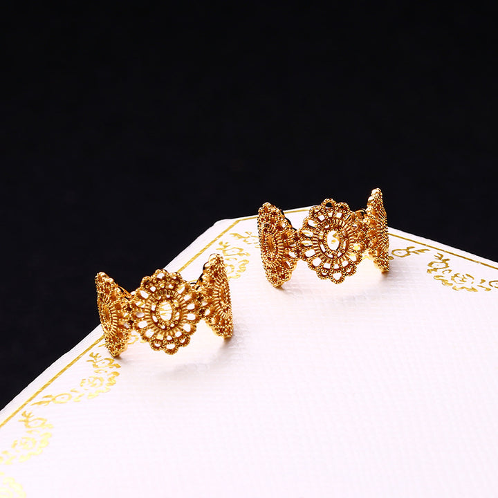 Vintage Baroque Lace French Earrings