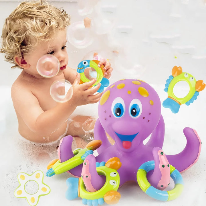 Octopus Bath Time Toss & Splash Toy