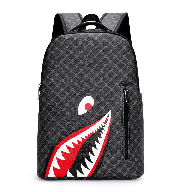 Shark Backpack Business Large Capacity Men