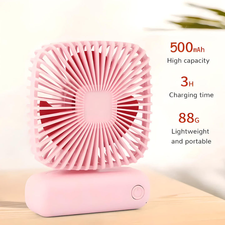 Portable USB Rechargeable Mini Handheld Fan