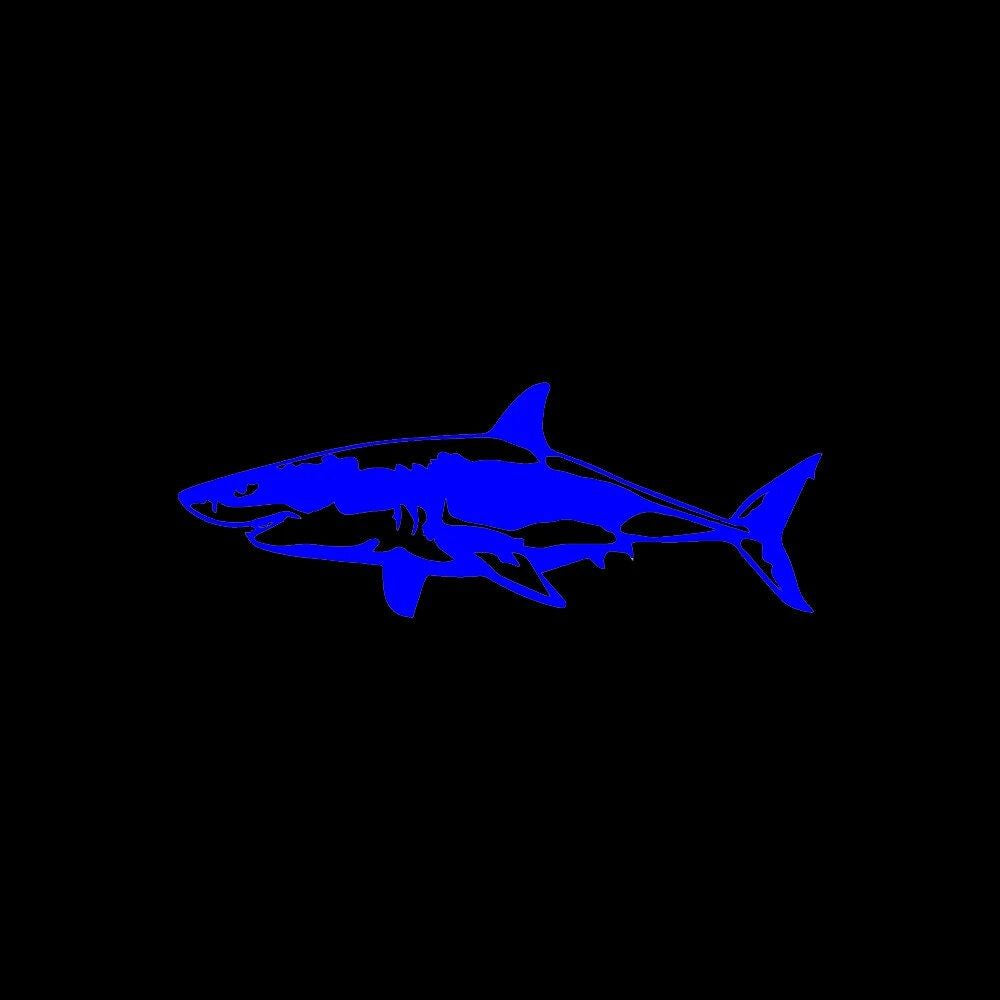 Customizable Great White Shark Vinyl Car Decal