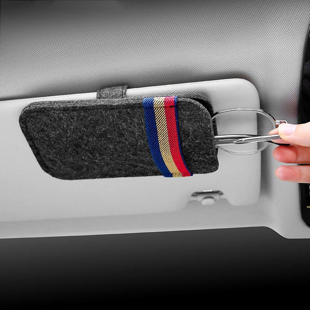 Universal Car Visor Sunglasses Holder