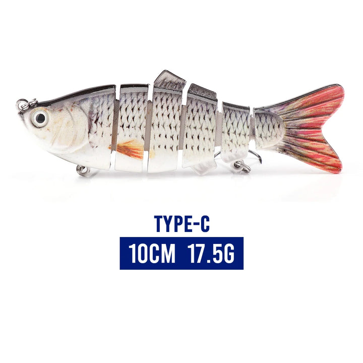 100mm Multi-Jointed Fishing Lures