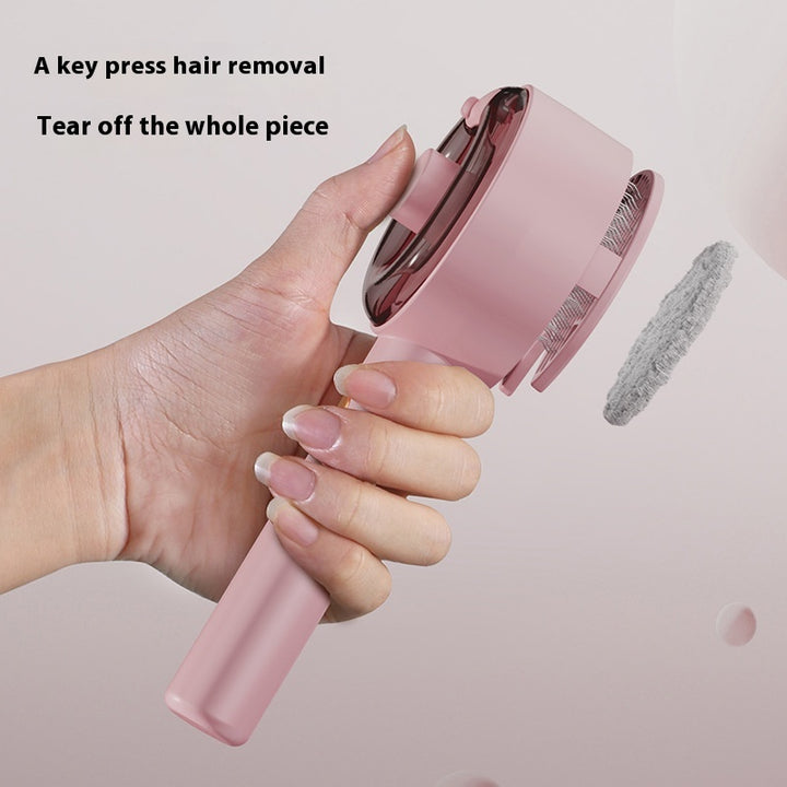 Pet Grooming Spray Comb with UV Protection & One-Click Hair Removal