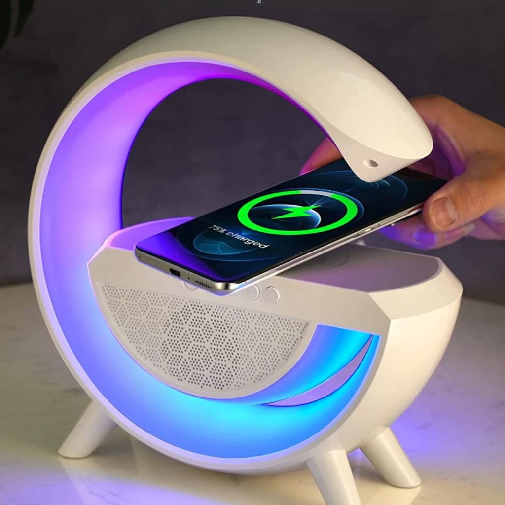 Multifunctional Wireless Charger Stand Pad with Speaker