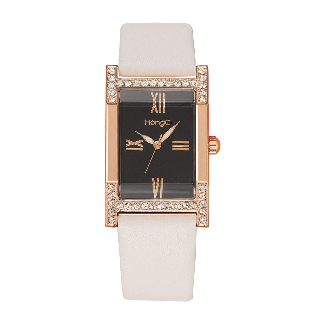 British Retro Square Plate Watch Female Simple Student Korean Version