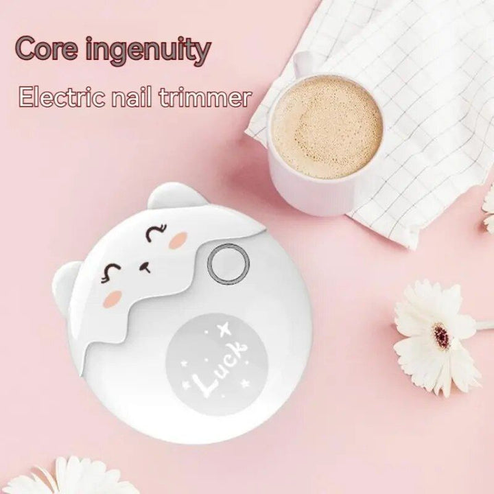 3-in-1 Electric Nail Tool with Night Light and Cartoon Design