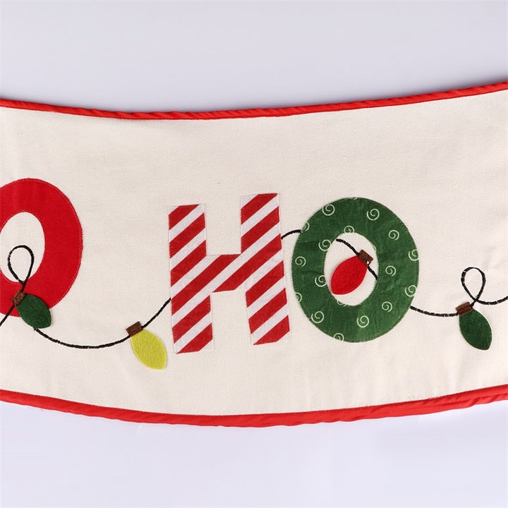 Creative Letters Christmas-tree Skirt Home Decorations