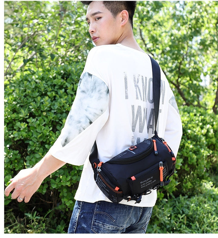 Men's Multi-functional Shoulder Crossbody Outdoor Sports And Casual Biking Mountain Climbing Large Capacity Waist Bag