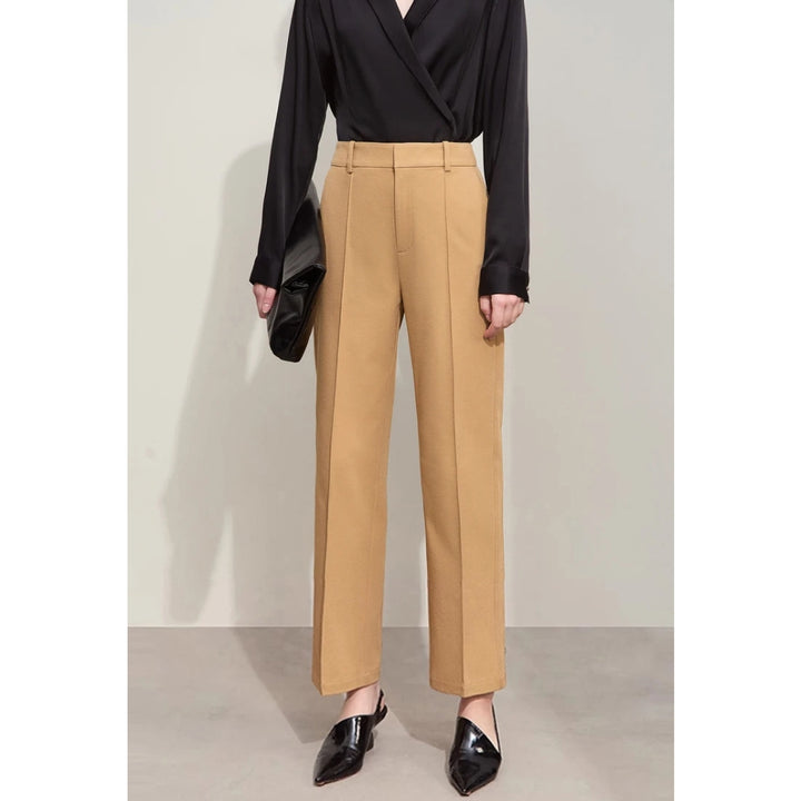 Autumn Women’s Straight Casual Ankle-Length Trousers