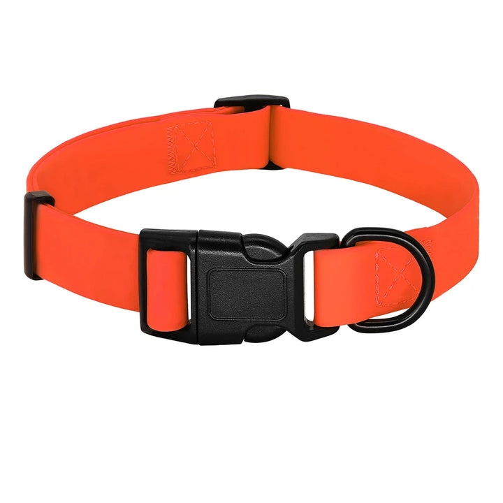 Waterproof PVC Dog Collar Anti-Dirt and Easy to Clean for Small, Medium, and Large Dogs