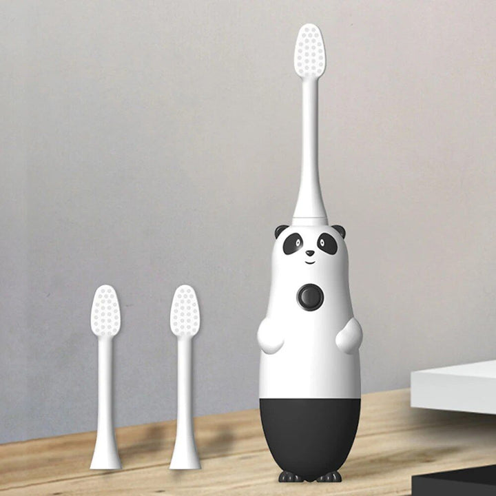 Kid-Friendly Panda Electric Toothbrush: Sonic Vibrations for Gentle Whitening and Deep Cleaning