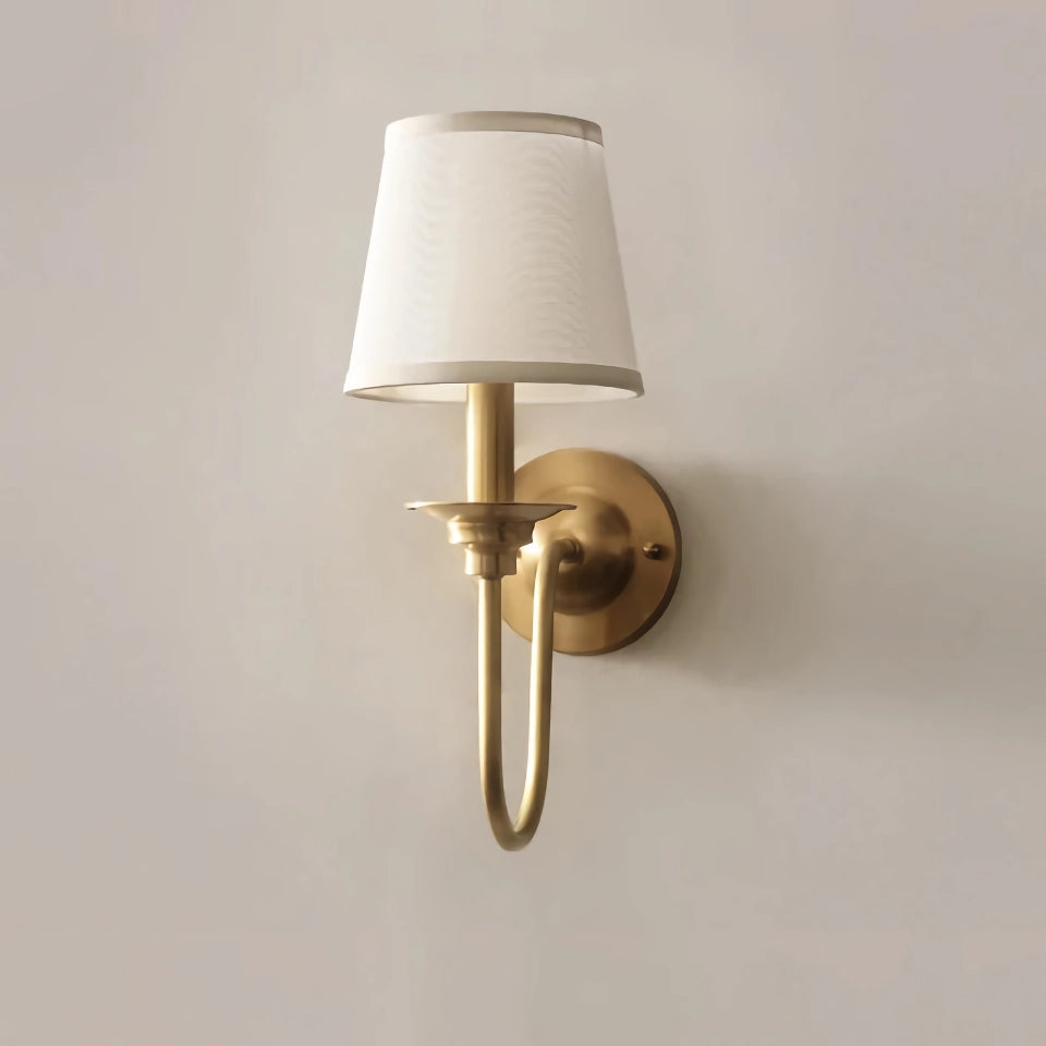 Elegant Copper Wall Lamp for Bedroom and Living Room