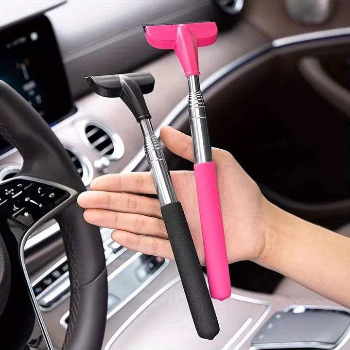 Telescopic Car Mirror Squeegee