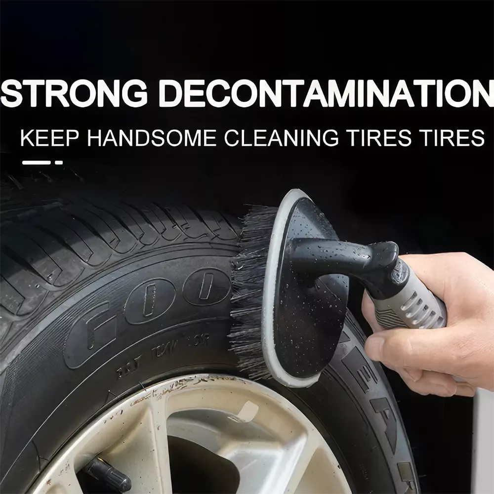 Car Wheel Brush: Effortless Tire Cleaning Solution