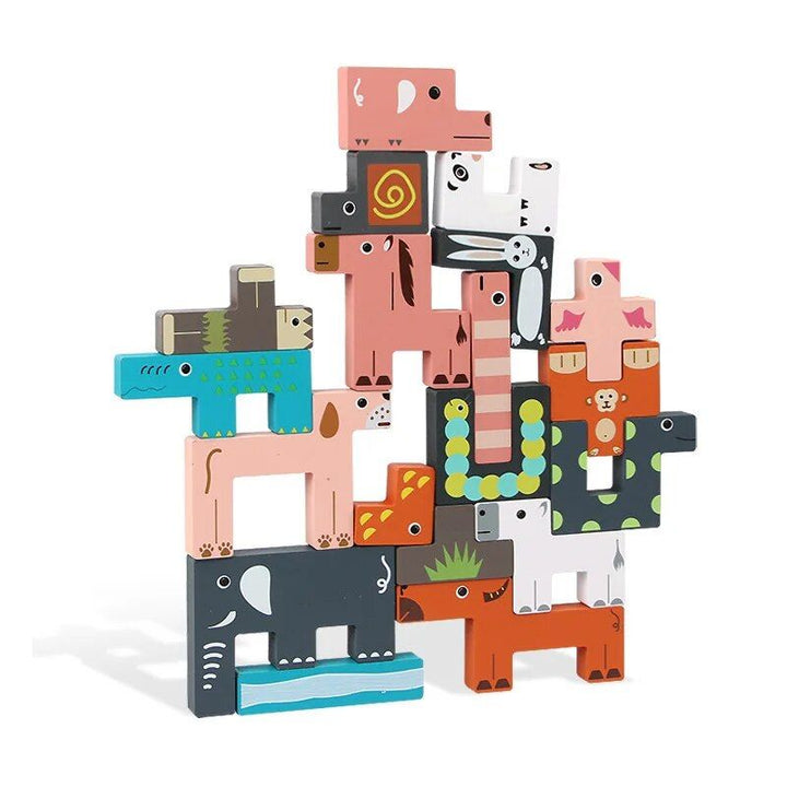 Children's Educational Creative Wooden Three-Dimensional Puzzle Tetris