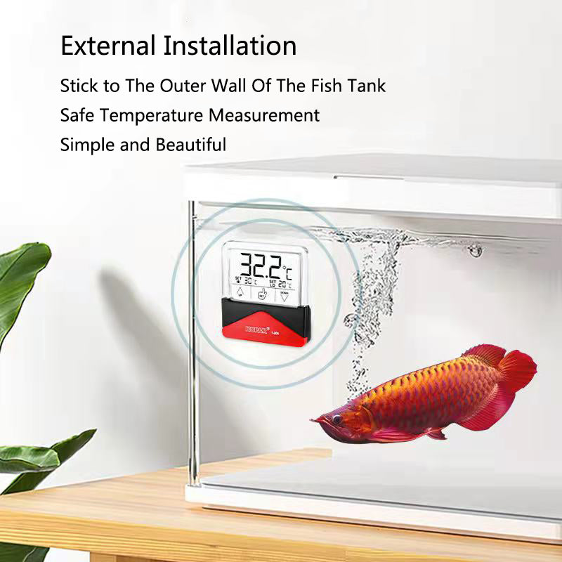 External LCD Digital Touch Screen Fish Tank Thermometer