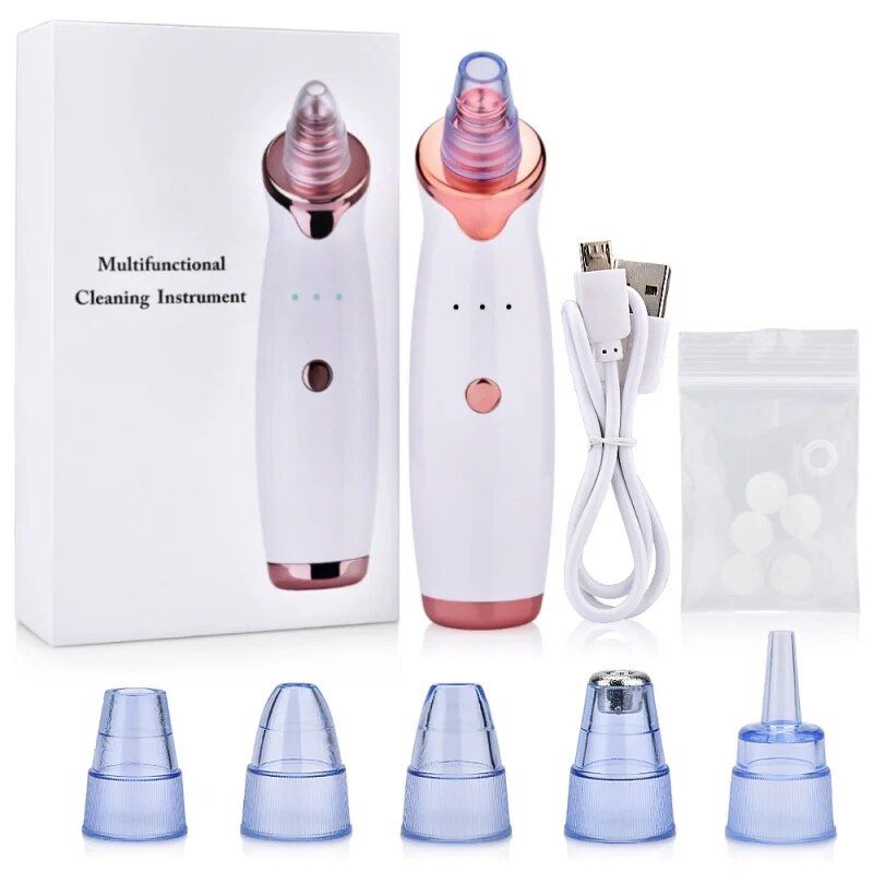 Electric Facial Vacuum Blackhead & Acne Remover with Deep Pore Cleansing