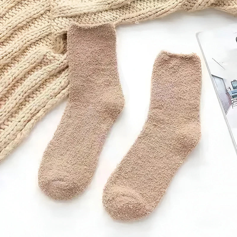 Cozy Men's Winter Thermal Fleece Socks