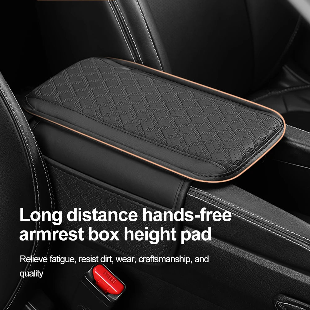 Universal Car Armrest Pad Cushion with Storage - Comfort & Protection