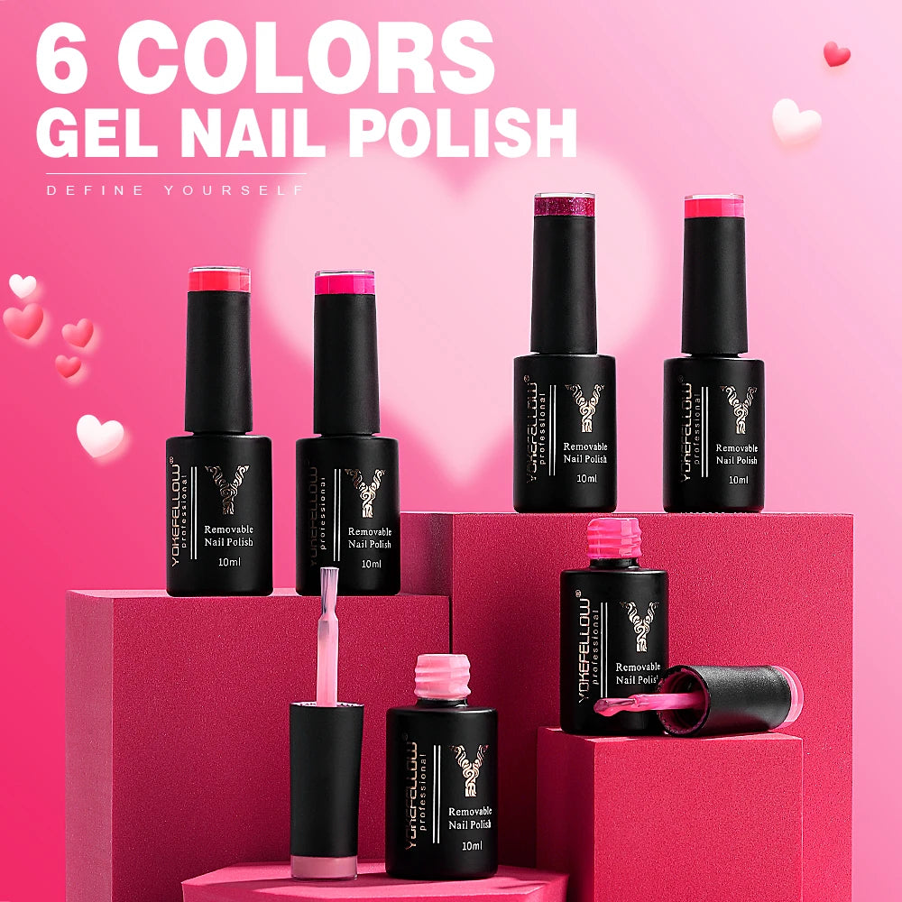 Rose Pink Gel Nail Polish