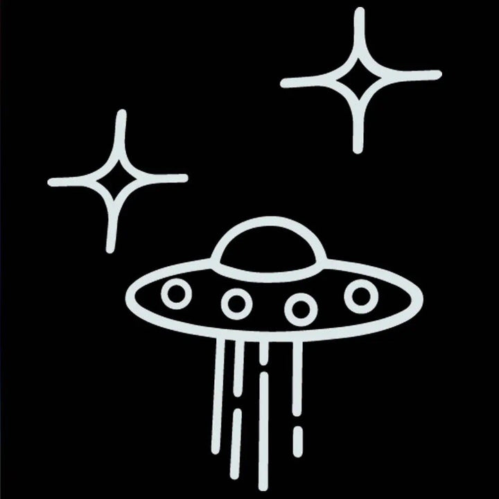 Alien Encounter Vinyl Car Decal