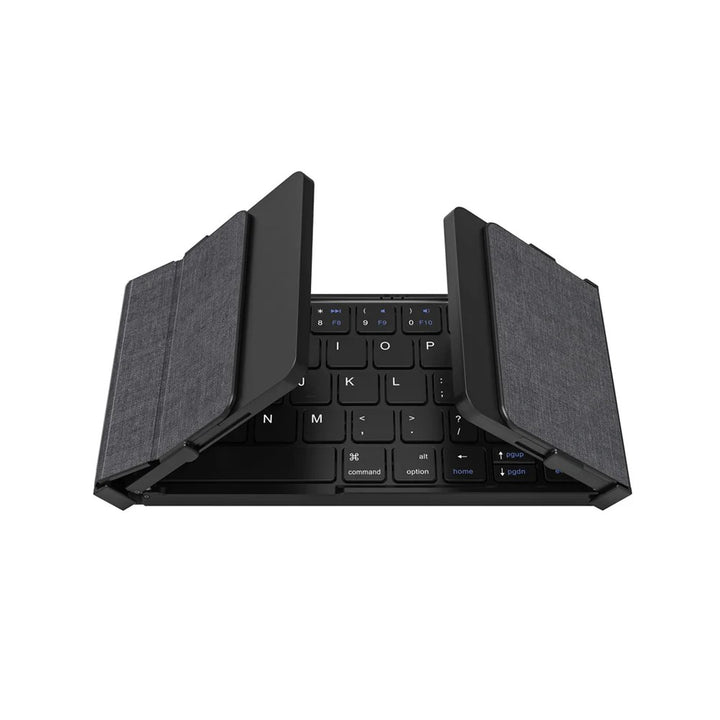 Multi-Device Wireless Folding Keyboard with Large Touchpad