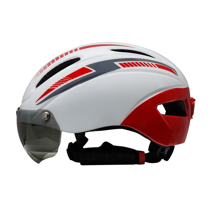 Bicycle Helmet Riding Helmet Sports Helmet Goggles Riding Helmet Restraint Taillight