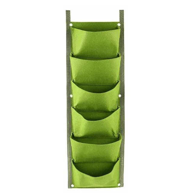 7-Pocket Vertical Hanging Garden Planter