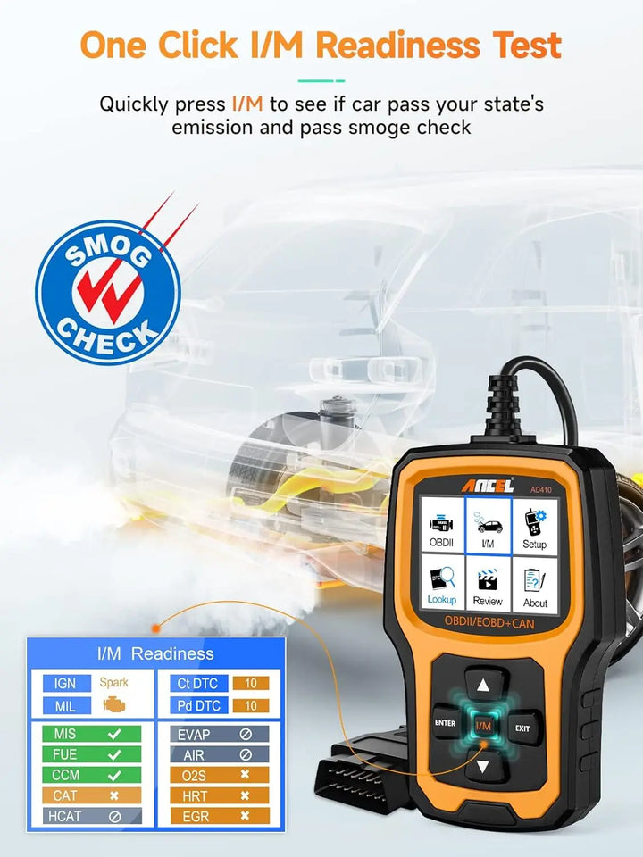 Enhanced OBD II Vehicle Code Reader